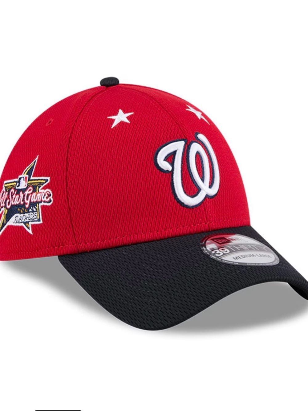 Limited Edition Official Washington Nationals Red and Black MLB All-Star Cap NWT
